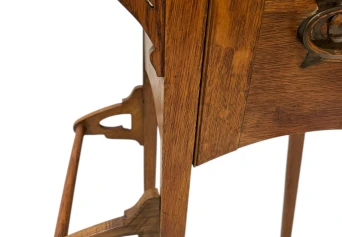 Arts & Crafts Art Nouveau Extra Large Pedestal or Plant Stand, 1900s